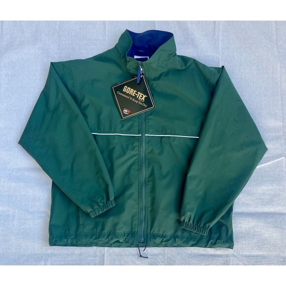 Vintage L.L. Bean Gore-Tex Rain Jacket Men’s Large Forest Green – New With Tags! - Picture 2 of 10